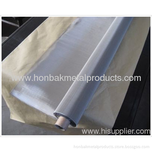 316 Material 400mesh Stainless Steel Wire Mesh